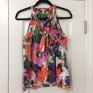 Perfect for spring! Jcrew floral silk top